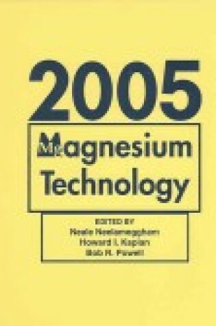 Cover of Magnesium Technology 2005