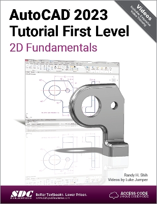 Book cover for AutoCAD 2023 Tutorial First Level 2D Fundamentals