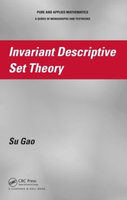 Book cover for Invariant Descriptive Set Theory