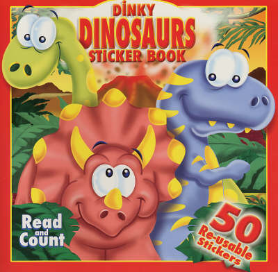 Book cover for Dinky Dinosaurs Sticker Book