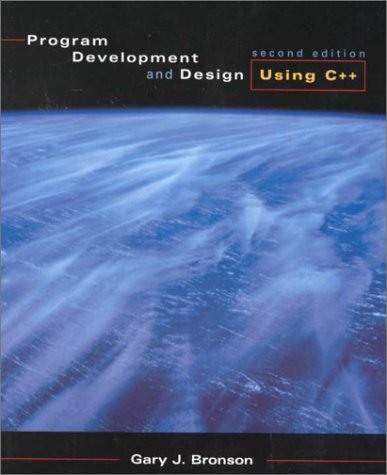 Cover of Program Development and Design Using C++