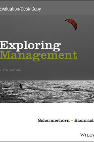 Cover of Exploring Management, Fifth Edition Evaluation Copy