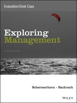 Book cover for Exploring Management, Fifth Edition Evaluation Copy