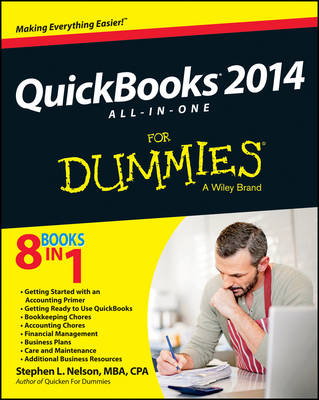 Book cover for QuickBooks 2014 All–in–One For Dummies