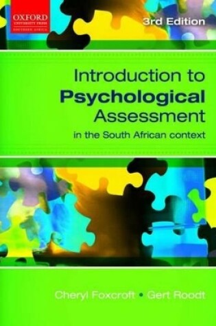 Cover of Introduction to Psychological Assessment in the South African Context