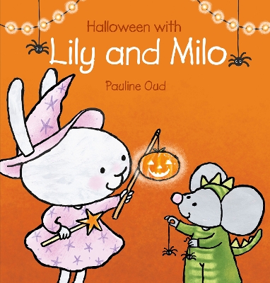 Book cover for Halloween with Lily and Milo