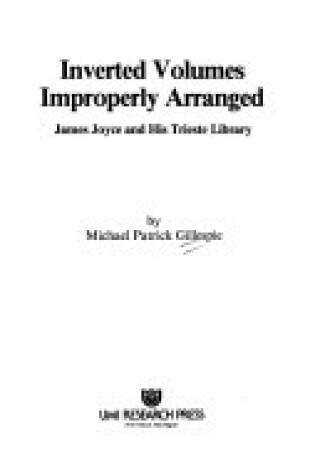 Cover of Inverted Volumes Improperly Arranged