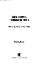 Book cover for Welcome, Thinner City