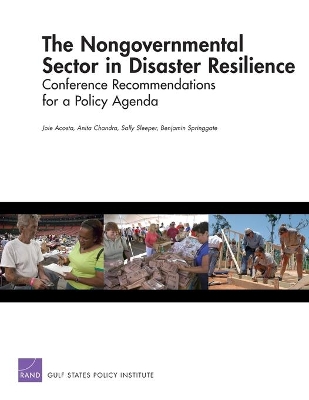 Book cover for THE Nongovernmental Sector in Disaster Resilience