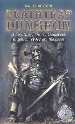 Book cover for Deathtrap Dungeon