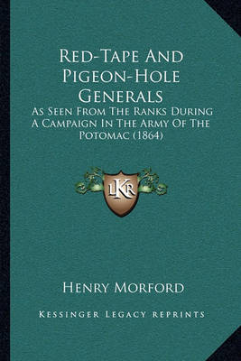 Cover of Red-Tape and Pigeon-Hole Generals