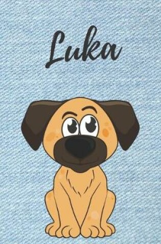 Cover of Luka Hund-Malbuch / Notizbuch / Tagebuch