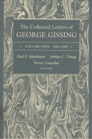 Cover of The Collected Letters of George Gissing Volume 9