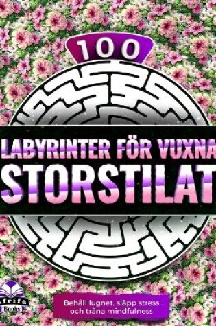 Cover of 100 labyrinter för vuxna storstilat