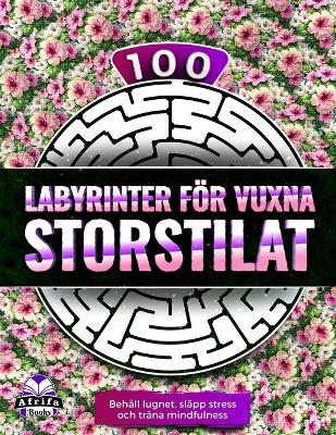 Book cover for 100 labyrinter för vuxna storstilat