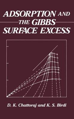 Book cover for Adsorption and the Gibbs Surface Excess