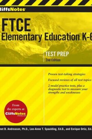 Cover of Cliffsnotes FTCE Elementary Education K-6, 2nd Edition