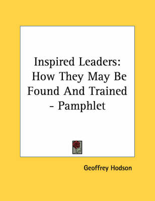 Book cover for Inspired Leaders