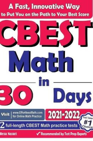 Cover of CBEST Math in 30 Days