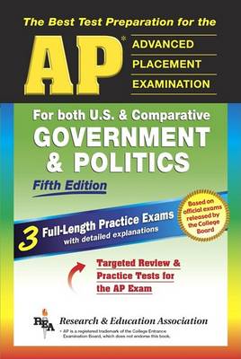 Book cover for AP U.S. & Comparative Government & Politics Exams