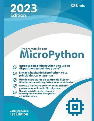 Book cover for Programación con MicroPython