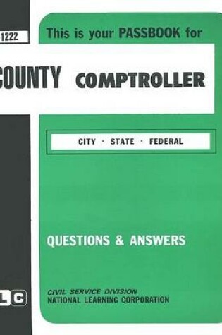 Cover of County Comptroller