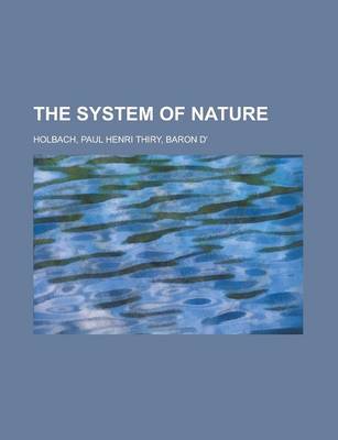 Book cover for The System of Nature Volume 1