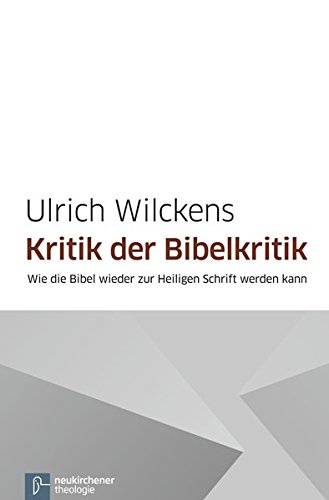 Book cover for Kritik der Bibelkritik