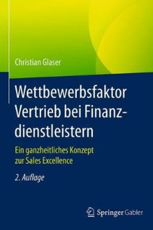 Cover of Wettbewerbsfaktor Vertrieb Bei Finanzdienstleistern