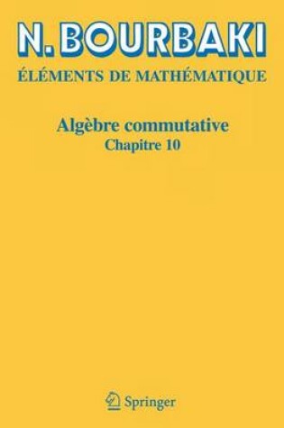 Cover of Algebra Commutative