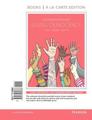 Book cover for Living Democracy, 2014 Elections and Updates Edition, Books a la Carte Edition Plus New Mypoliscilab for American Government -- Access Card Package