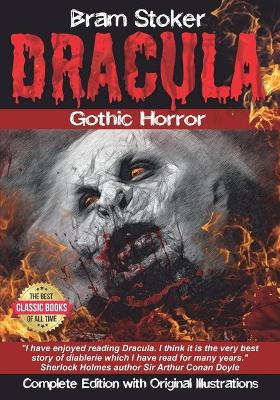Book cover for Dracula. Complete Edition with Original Illustrations