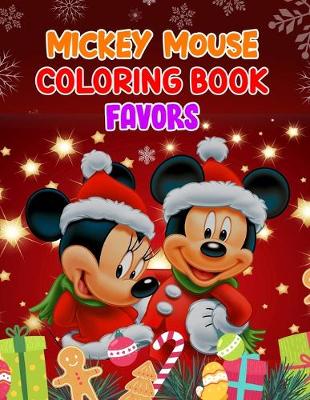 Book cover for Mickey Mouse Coloring Book Favors