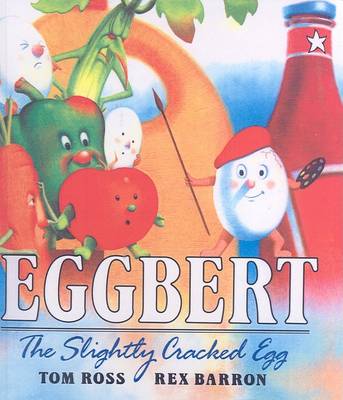 Book cover for Eggbert, the Slightly Cracked Egg
