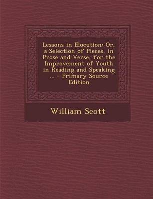 Book cover for Lessons in Elocution
