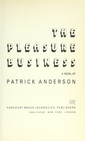 Book cover for The Pleasure Business