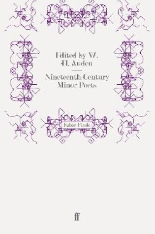 Cover of Nineteenth-Century Minor Poets