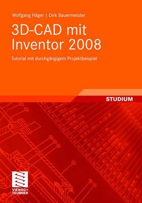 Book cover for 3d-CAD Mit Inventor 2008