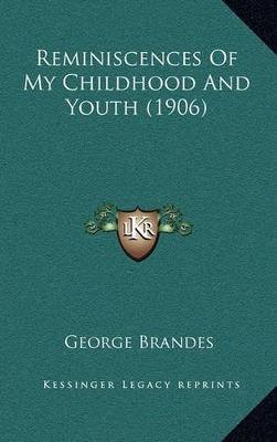 Book cover for Reminiscences of My Childhood and Youth (1906)