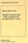 Book cover for Henry Peachams -The Garden of Eloquence- (1593)