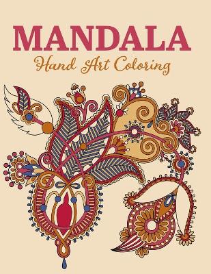 Book cover for Mandala Hand Art Coloring