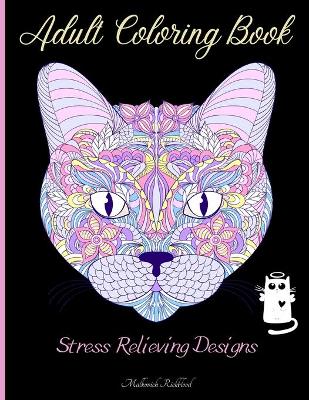 Book cover for Adult Coloring Book for Stress Relief