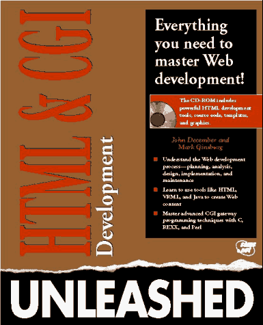 Cover of HTML CGI UNLEASHED