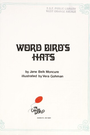 Cover of Word Bird's (R) Hats