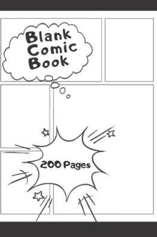 Cover of Blank Comic Book 200 Pages