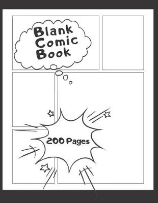 Book cover for Blank Comic Book 200 Pages