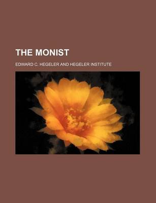 Book cover for The Monist (Volume 9)