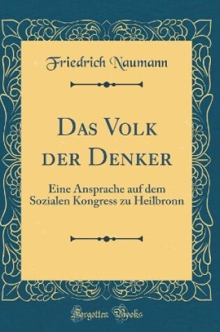 Cover of Das Volk Der Denker