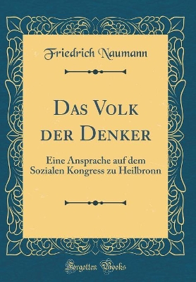 Book cover for Das Volk Der Denker