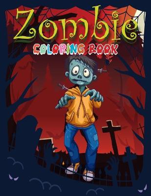 Book cover for Zombie Coloring Book